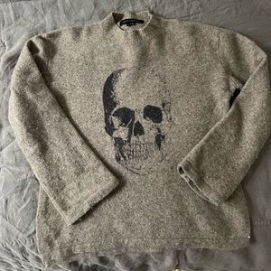 Skull cashmere sweater